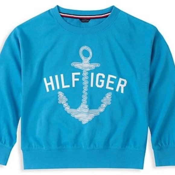 Girl's Sweatshirt Logo Anchor - Picture 1 of 2